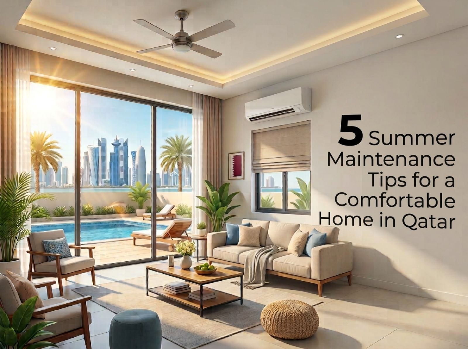 5 Summer Maintenance Tips for a Comfortable Home in Qatar